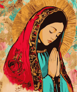 Guadalupe Vintage Woman Diamond Painting