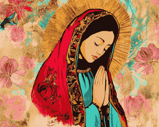 Guadalupe Vintage Woman Diamond Painting