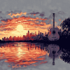 Guitar Landscape Scenic Diamond Painting