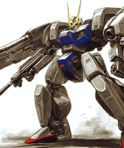 Gundam Wing Robot Anime Diamond Painting