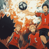 Haikyuu Nekoma vs Karasuno Diamond Painting