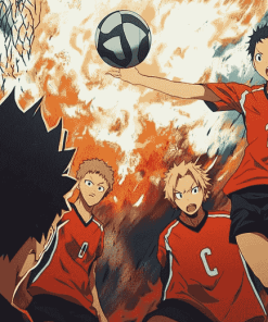 Haikyuu Nekoma vs Karasuno Diamond Painting