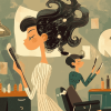 Hairdresser Animation Diamond Painting