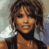 Halle Berry Celebrity Diamond Painting