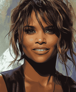 Halle Berry Celebrity Diamond Painting