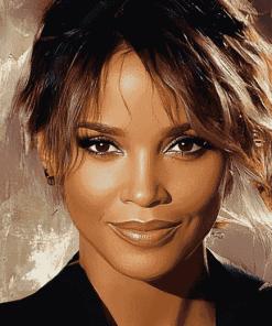 Halle Berry Celebrity Diamond Painting