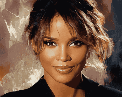 Halle Berry Celebrity Diamond Painting