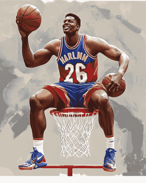 Harlem Globetrotters Basketball Star Diamond Painting