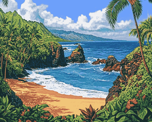 Hawaii Maui Seascape Diamond Painting