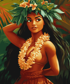 Hawaiian Hula Women Diamond Painting