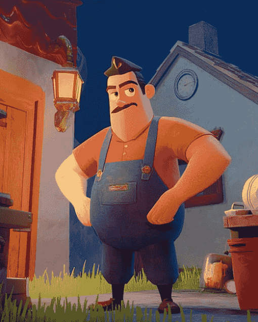 Hello Neighbor Adventure Diamond Painting