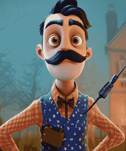 Hello Neighbor Animation Diamond Painting