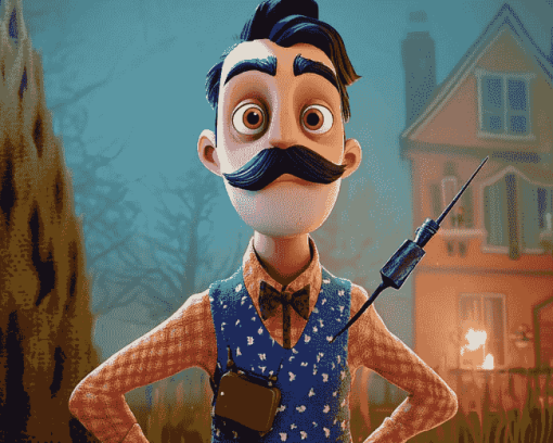 Hello Neighbor Animation Diamond Painting