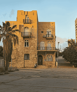 Historic Tel Aviv Building Diamond Painting