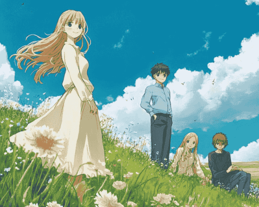 Honey and Clover Anime Artwork Diamond Painting