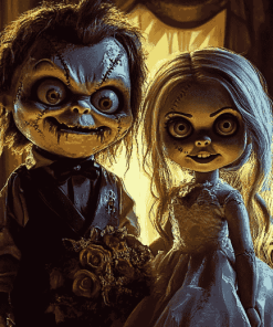 Horror Icon Bride Of Chucky Diamond Painting