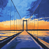 Hull Humber Bridge Seaside Diamond Painting