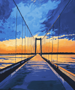 Hull Humber Bridge Seaside Diamond Painting