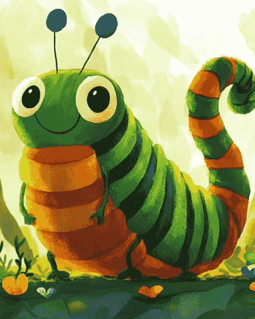 Hungry Caterpillar Animation Diamond Painting