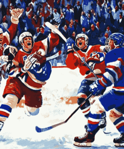 Ice Hockey Legends Miracle On Ice Diamond Painting