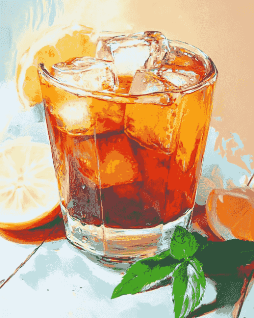 Ice Tea Inspired Diamond Painting