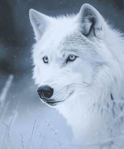 Ice Wolf Diamond Painting