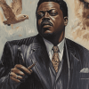 Iconic Bernie Mac Celebrity Diamond Painting