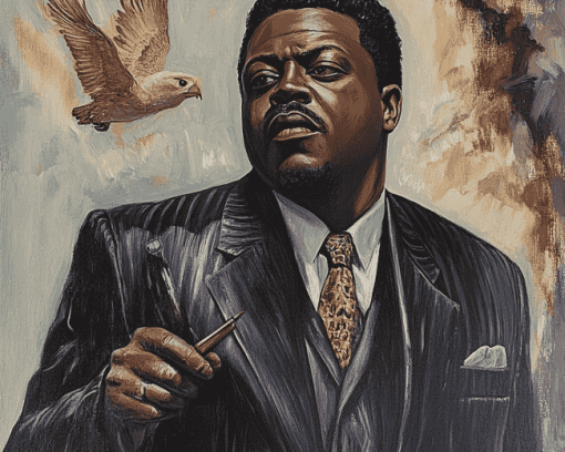 Iconic Bernie Mac Celebrity Diamond Painting