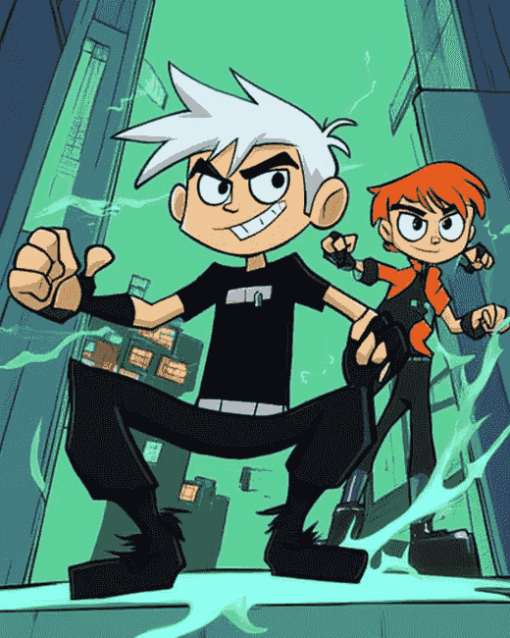 Iconic Danny Phantom Diamond Painting