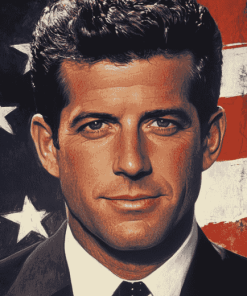 Iconic John Kennedy Jr Diamond Painting