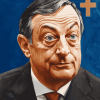 Iconic Mario Draghi Diamond Painting