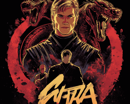 Illustration Cobra Kai Series Diamond Painting