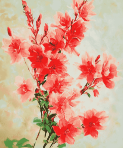 Indian Paintbrush Blossoms Diamond Painting