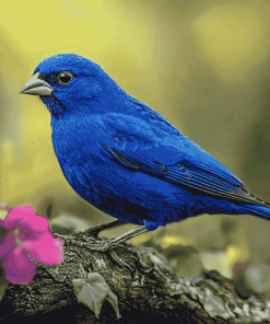 Indigo Bunting Bird Diamond Painting