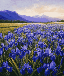 Iris Landscapes of Ireland Diamond Painting