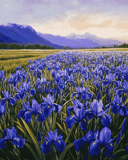 Iris Landscapes of Ireland Diamond Painting