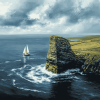 Irish Seascapes Sail Ships Diamond Painting