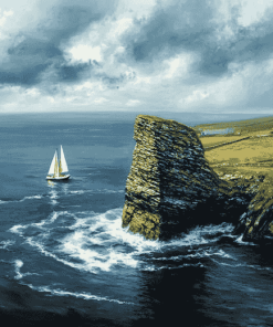 Irish Seascapes Sail Ships Diamond Painting