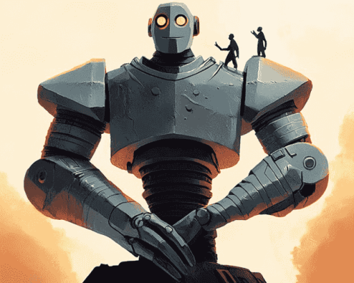 Iron Giant Animation Diamond Painting