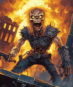 Iron Maiden Video Game Diamond Painting