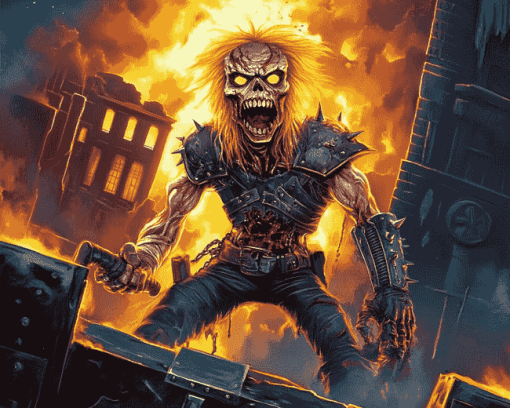 Iron Maiden Video Game Diamond Painting