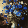 Issac Levitan Cornflowers Diamond Painting