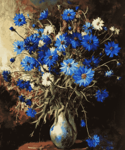 Issac Levitan Cornflowers Diamond Painting