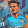 Jack Grealish Manchester City Diamond Painting