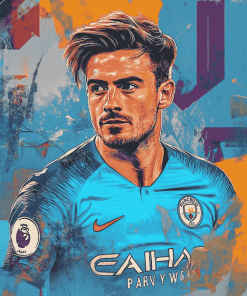 Jack Grealish Manchester City Diamond Painting