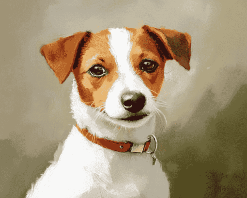 Jack Russell Puppy Diamond Painting