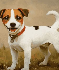 Jack Russell Terrier Puppies Diamond Painting