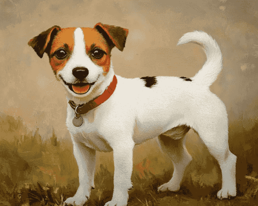 Jack Russell Terrier Puppies Diamond Painting