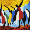 Jacob Lawrence Abstract Masterpieces Diamond Painting