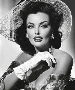 Jane Russell Iconic Celebrity Diamond Painting